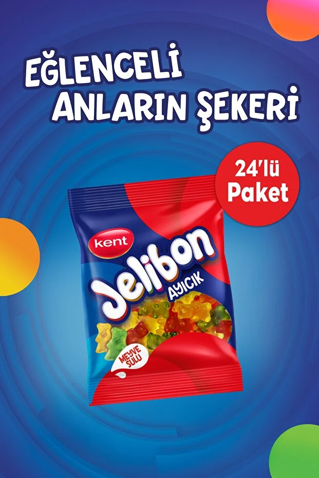 Jelibon Ayıcık Meyve Sulu Şekerleme 80 gr - 24